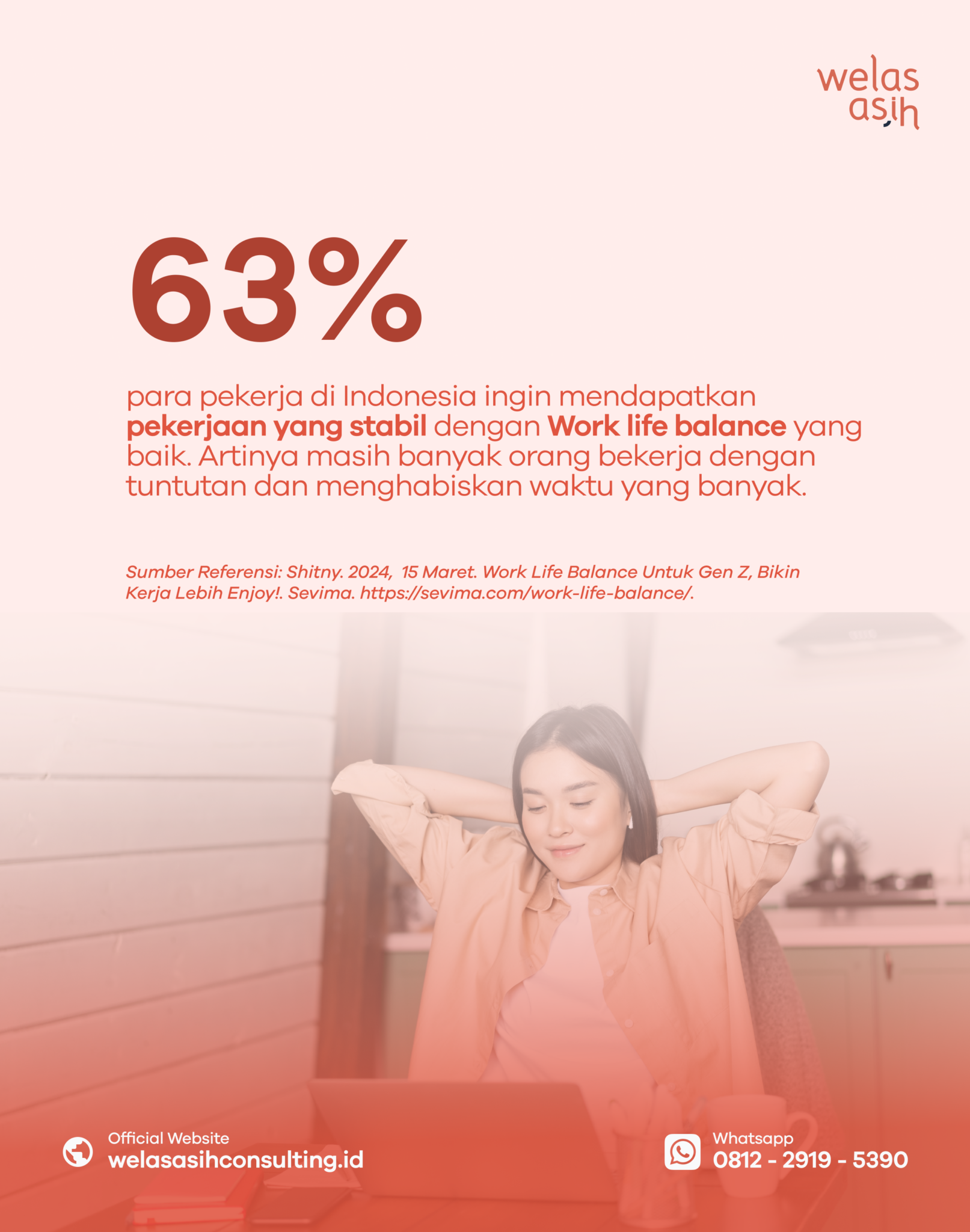 63% Pekerja di Indonesia ingin Work Life Balance! – Welas Asih