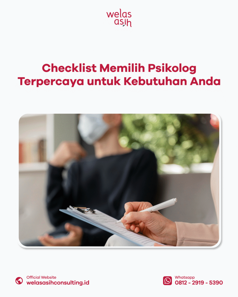 konsultasi antara klien dan psikolog profesional
