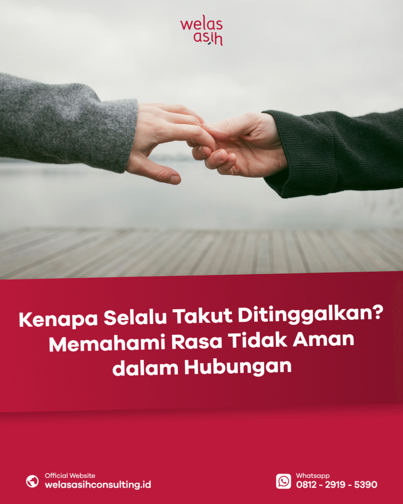 seseorang merasa cemas kehilangan pasangan