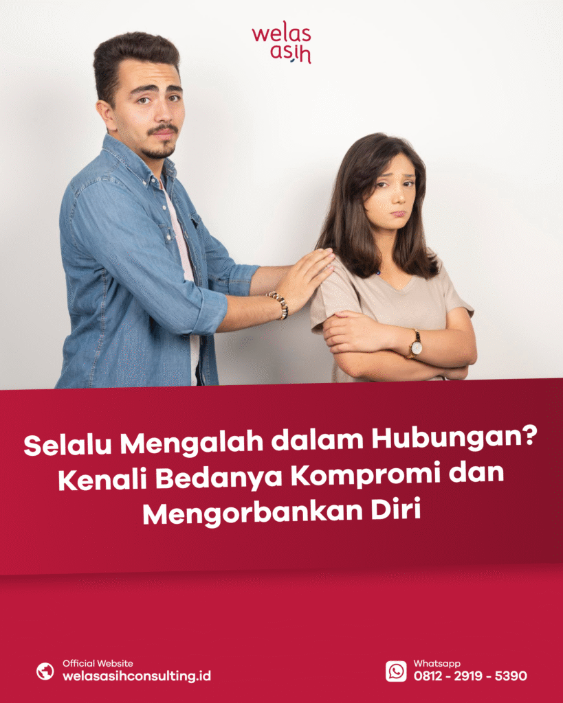 seseorang merasa lelah karena selalu mengalah dalam hubungan